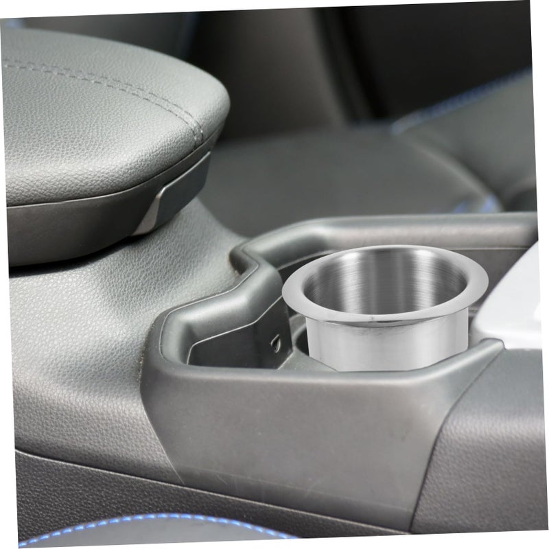 Stainless Steel Cup Holder Insert for Car Center Console Bench Seat Spill Replacement - Image 4