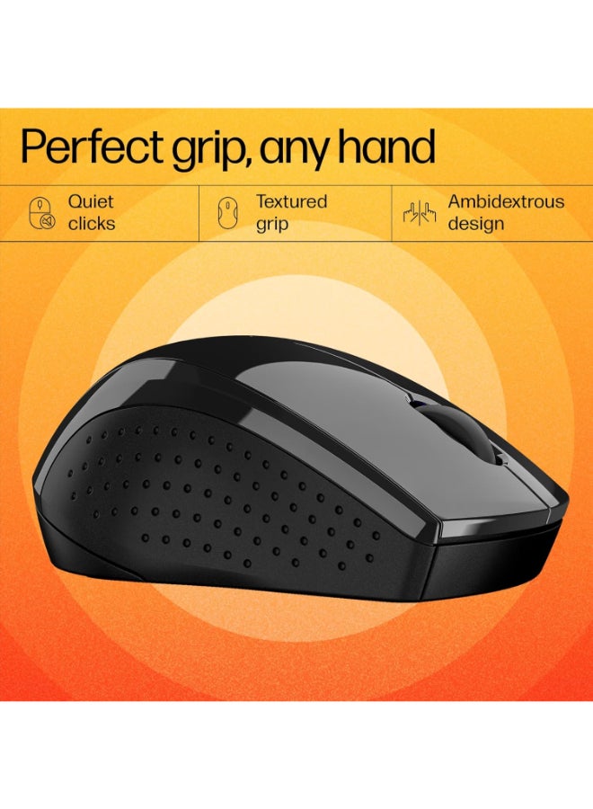 HP Renewed - 220 Silent Wireless Mouse, 2.4 GHz Dongle, 15 Month Life Battery BLACK - Image 5