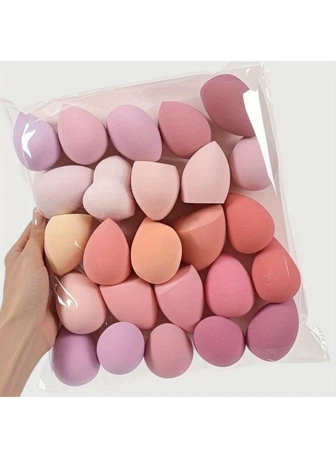 8pcs Pink Professional Makeup Sponge Set For Foundation Liquid Powder Flawless Application - Image 2