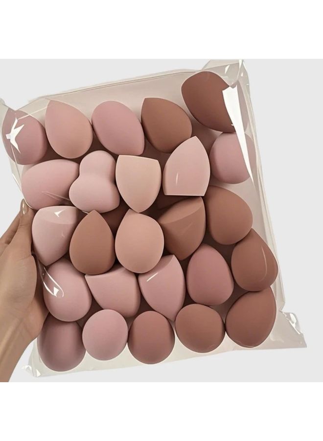 8pcs Pink Professional Makeup Sponge Set For Foundation Liquid Powder Flawless Application - Image 5