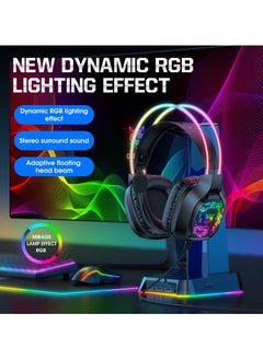 onikuma X22 RGB Gaming Wired Headset Noise Reduction With Microphone PC PS3 PS4 Switch Mobile Xbox  - Image 2