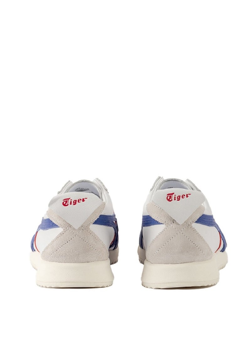 Onitsuka Tiger Mexico66 EX Thick Sole Colorblock Sneakers White/Blue/Red For Men and Women - Image 4