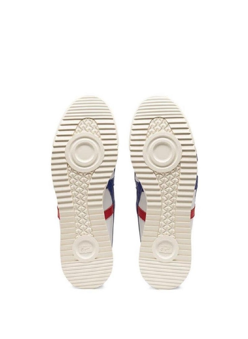 Onitsuka Tiger Mexico66 EX Thick Sole Colorblock Sneakers White/Blue/Red For Men and Women - Image 5