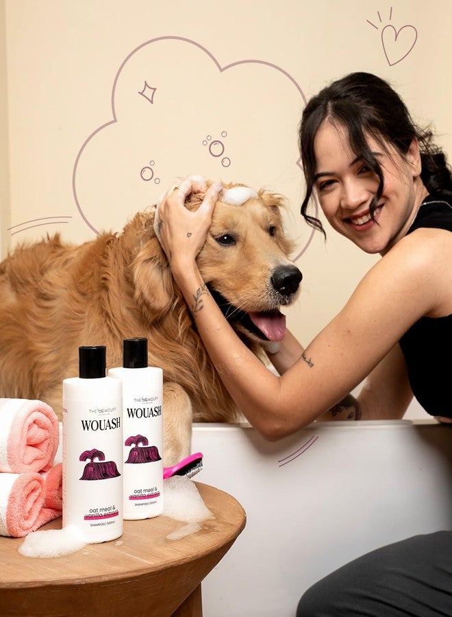 THE WOUFF WOUASH Dog Shampoo - Oatmeal & Vanilla Extract, 200ml | Soothing & Moisturizing Formula for Dogs | Sulfate & Paraben Free | Ideal for Sensitive Skin & Itch Relief - Image 5