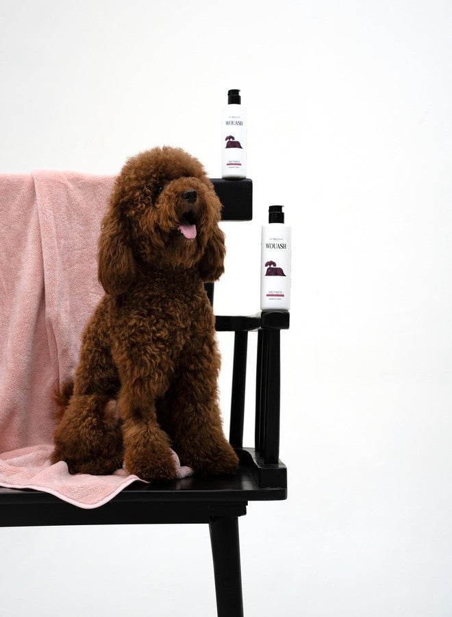 THE WOUFF WOUASH Dog Shampoo - Oatmeal & Vanilla Extract, 200ml | Soothing & Moisturizing Formula for Dogs | Sulfate & Paraben Free | Ideal for Sensitive Skin & Itch Relief - Image 4