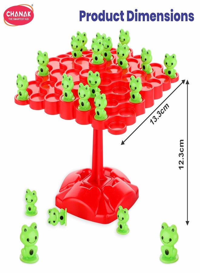 Chanak 50 Pcs Frog Tree Balance Stacking Board Game for Kids Educational Toys Froggy Wobble Swing Stack Balance Game for Boys Girls, Above 3+ Age - Image 3