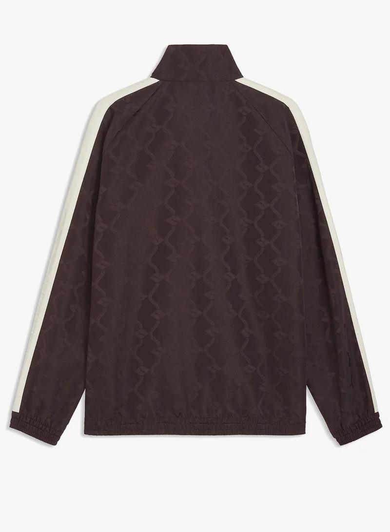 Puma Chocolate Brown T7 Jacquard Woven Jacket for Men | Best Price UAE