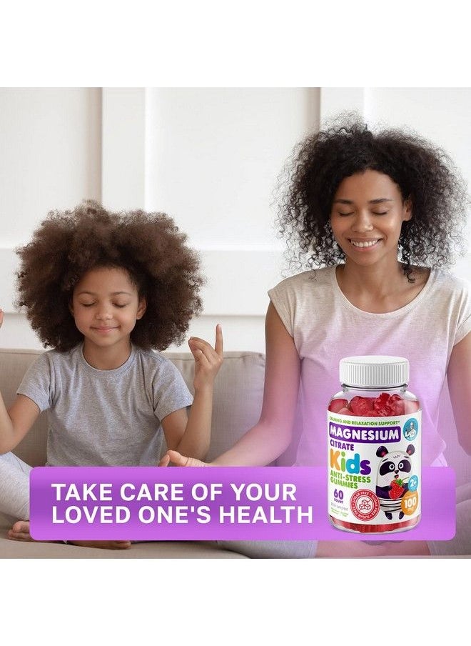 Dr. Moritz - Kids Magnesium Gummies Sugarfree Calm Magnesium Gummies Supplement For Children Sugarfree Magnesium Calm Chews For Kids & Adults (120 Count (Pack Of 2)) - Image 1