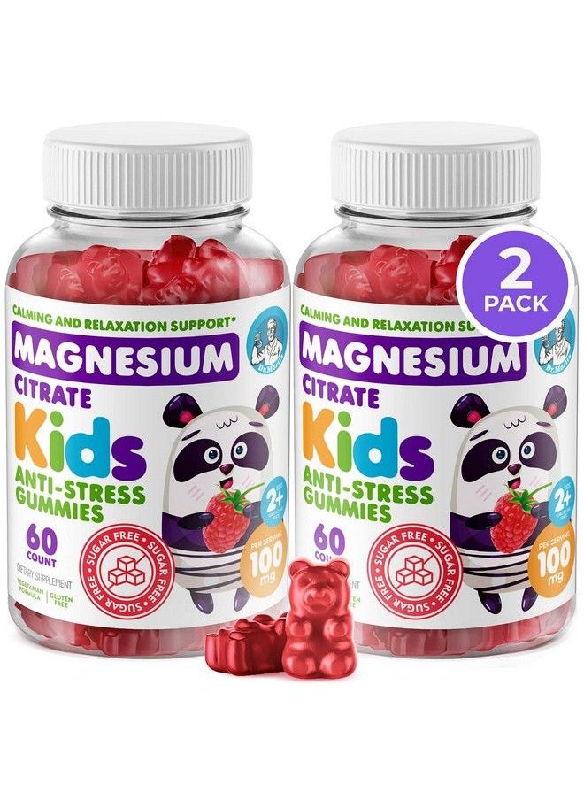 Dr. Moritz - Kids Magnesium Gummies Sugarfree Calm Magnesium Gummies Supplement For Children Sugarfree Magnesium Calm Chews For Kids & Adults (120 Count (Pack Of 2)) - Image 1