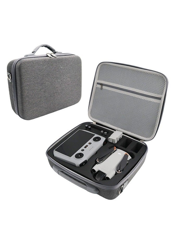 كيلا حقيبة تخزين وحمل لطائرة Mini 3 Pro، حقيبة جسم طائرة بدون طيار، مقاومة للصدمات، بطانة من جلد الغزال الناعم، تخزين محمول ومتينة متوافقة مع طائرة DJI Mini 3 Pro RC Quadcopter - Image 1