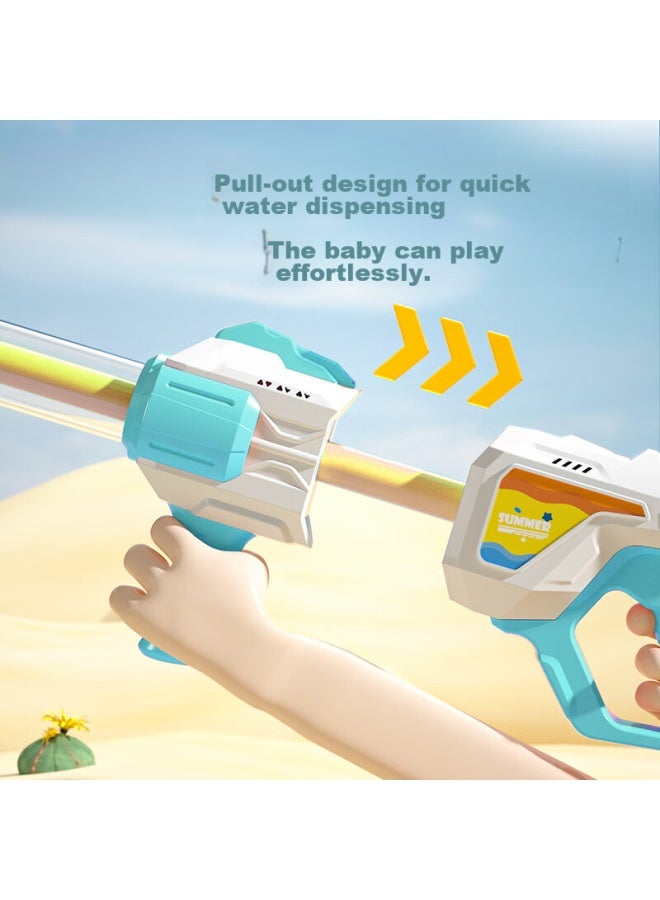 Xst Children's Toy Water Cannon Squirt Gun Pull-type Water Blaster Yellow Duck Beach Water Fight Girl's Birthday Gift - Image 2