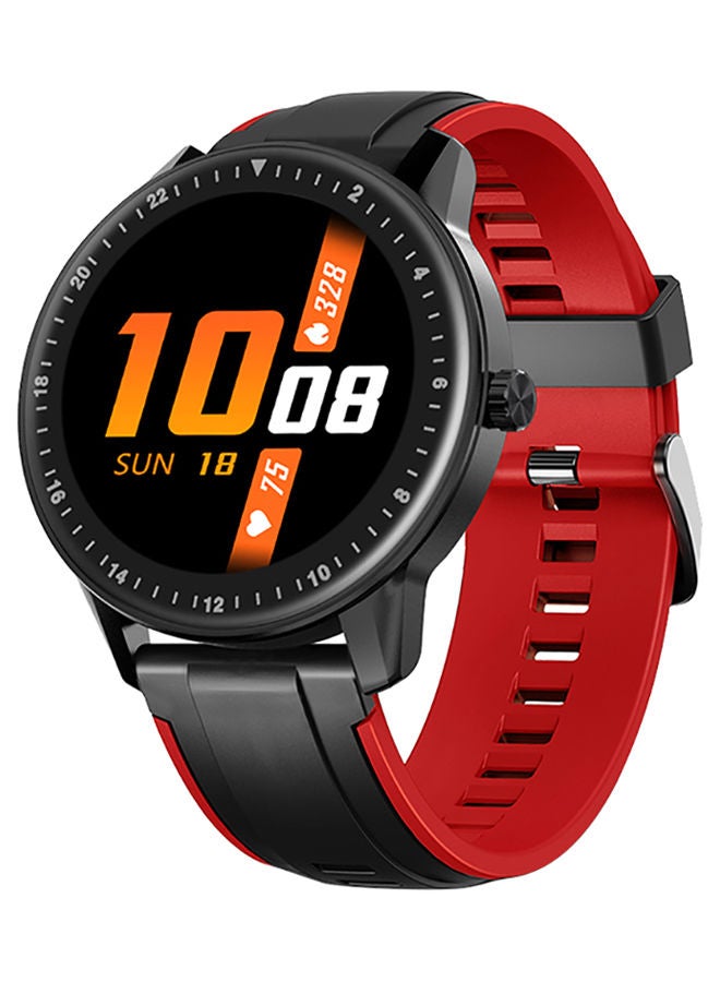 نيبمينينت ساعة ذكية مزودة بجهاز رصد معدل ضربات القلب أسود/أحمر - Image 1