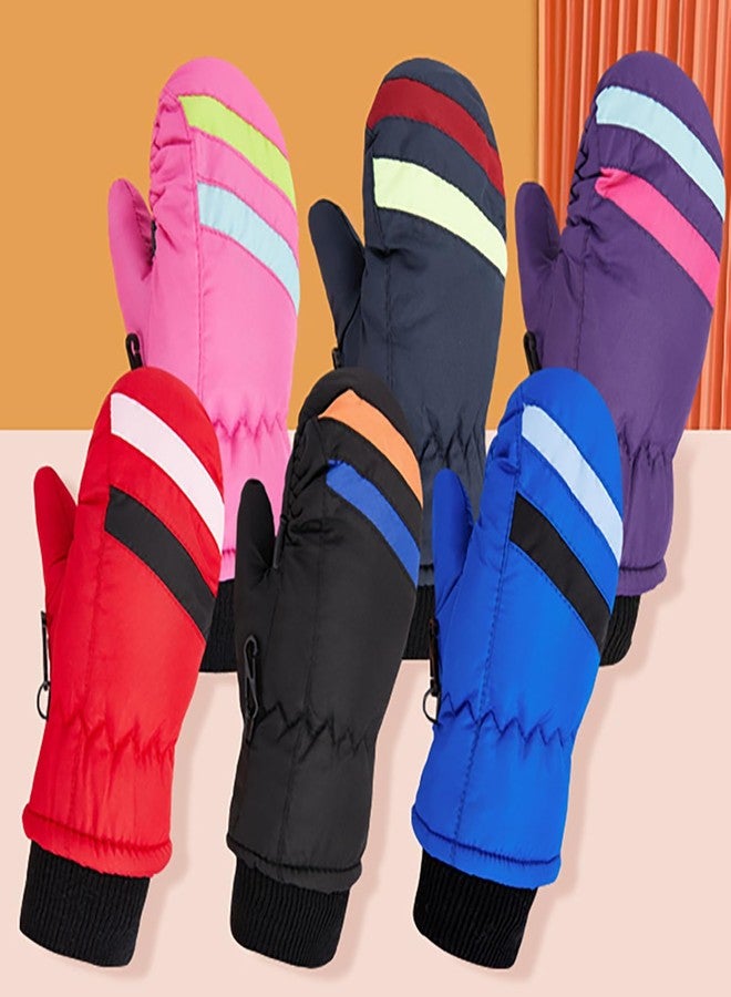 CXQRR Kids Winter Snow Ski Gloves for Toddler Boys Girls 2-5 Years -Windproof Thermal Warm Mittens for Snowboarding - Image 3