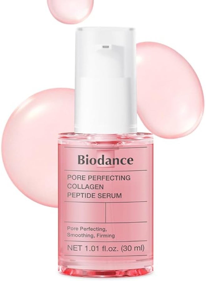 بيودانس BIODANCE Pore Perfecting Collagen Peptide Serum, Skin Firming & Radiance Boost, Plumping, Pore Care, Makeup Prep Serum for All Skin Types, Korean Skincare, Stocking Stuffers | 1.01 fl.oz x 1 ea - Image 1