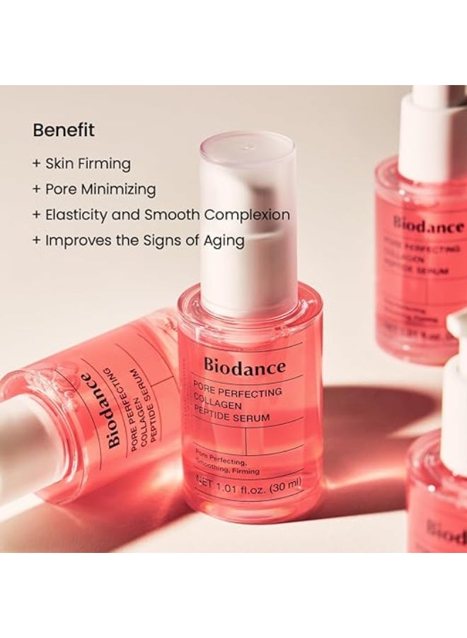 بيودانس BIODANCE Pore Perfecting Collagen Peptide Serum, Skin Firming & Radiance Boost, Plumping, Pore Care, Makeup Prep Serum for All Skin Types, Korean Skincare, Stocking Stuffers | 1.01 fl.oz x 1 ea - Image 2