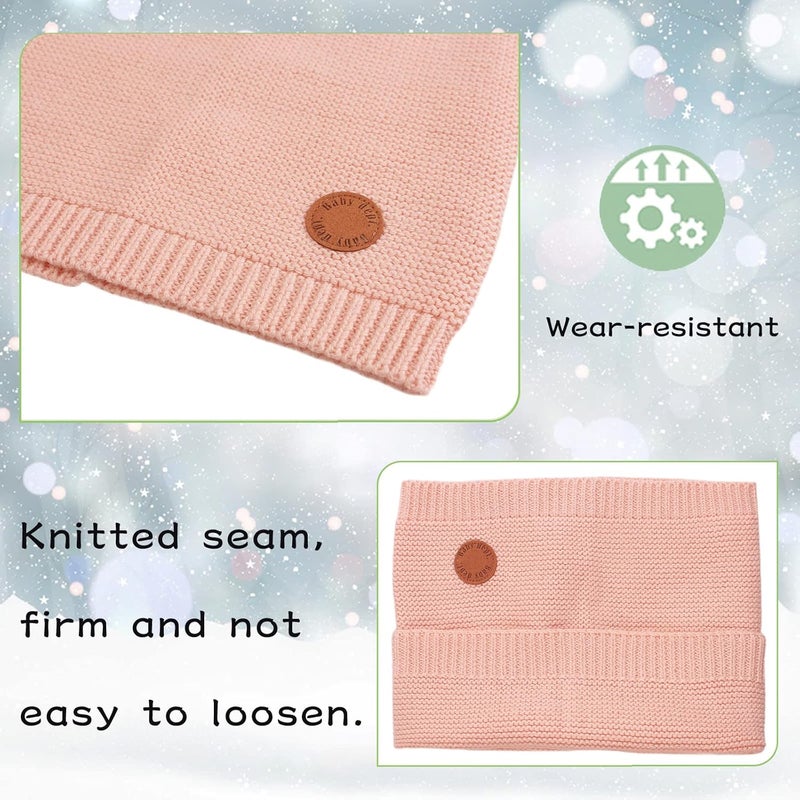 Peecabe Baby Boys Knitted Scarves Warm Toddler Girl Infinity Scarf Kids Soft Chunky Neck Warmer for Fall Winter - Image 4