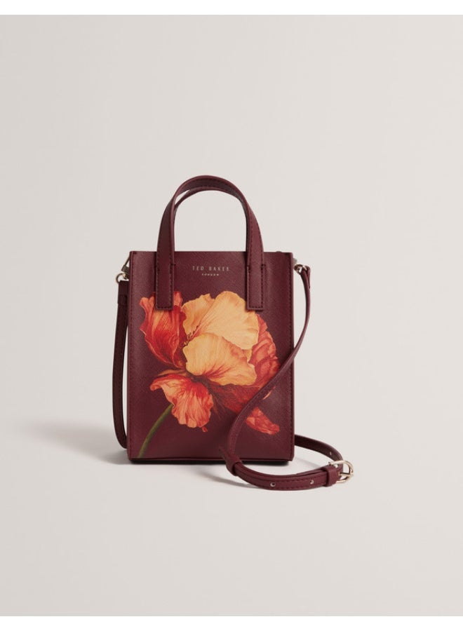Ted Baker حقيبة أيقونية صغيرة مزخرفة بالزهور - Image 1