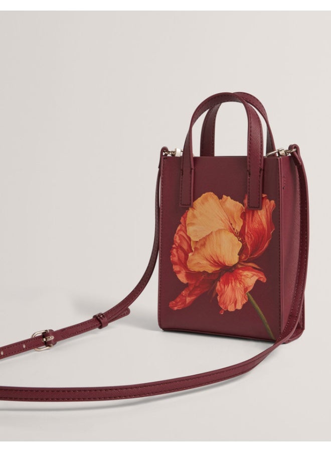 Ted Baker حقيبة أيقونية صغيرة مزخرفة بالزهور - Image 4