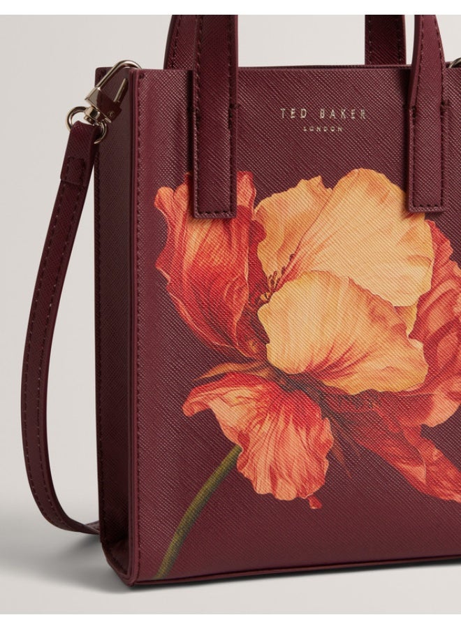 Ted Baker حقيبة أيقونية صغيرة مزخرفة بالزهور - Image 3