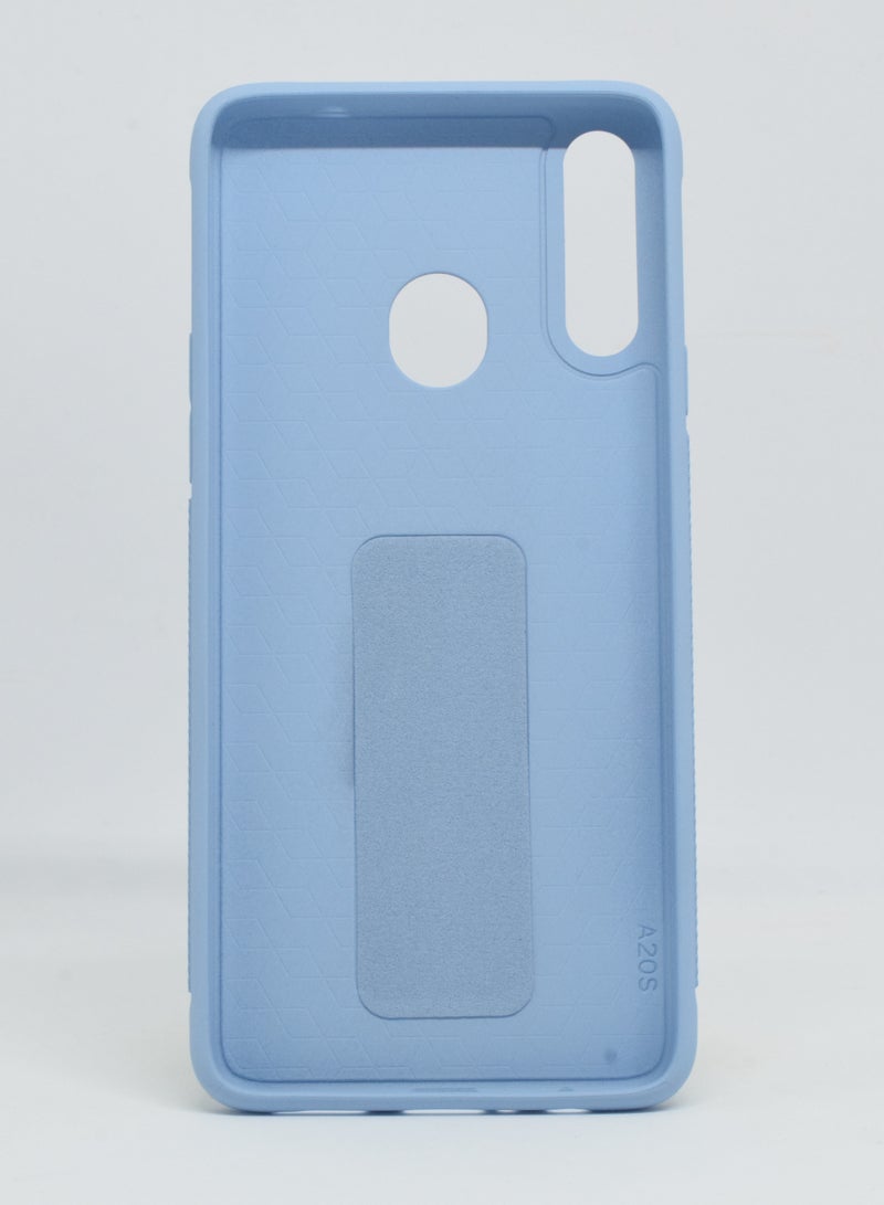 BORTONY Protective Case Cover With Finger Grip Stand For Samsung A20S - Image 2
