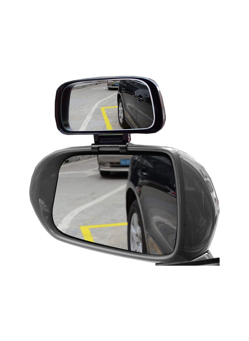 Generic Blind Spot Mirror-Side Mirror Wide Angle Mirror HD Glass Convex 360 Degree Rotation Car Rear Auxiliary Mirror  - Image 2