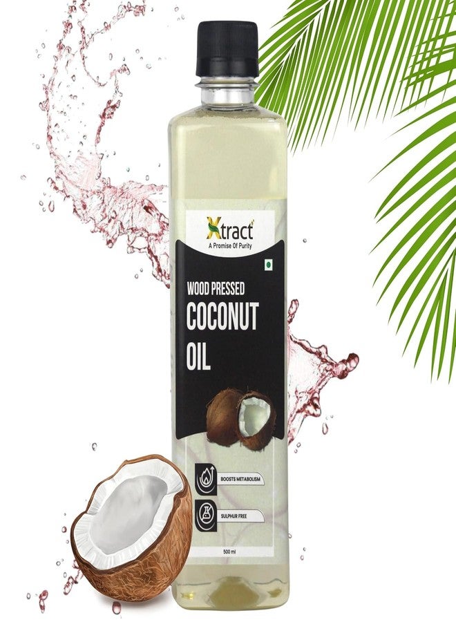 Xtract Wood Pressed Coconut Oil 500ml | Traditional Kacchi Ghani Cold Pressed | Pure Natural Coconut Cooking & Baby Massage Oil - Image 3