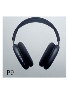 P9 P9 Bluetooth Wireless Headset Over-Ear Headphone With Mic - Black 