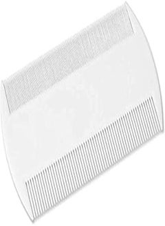 Double Sided Nit Combs for Head Lice Detection for Kids Pet (2 Pieces, White)