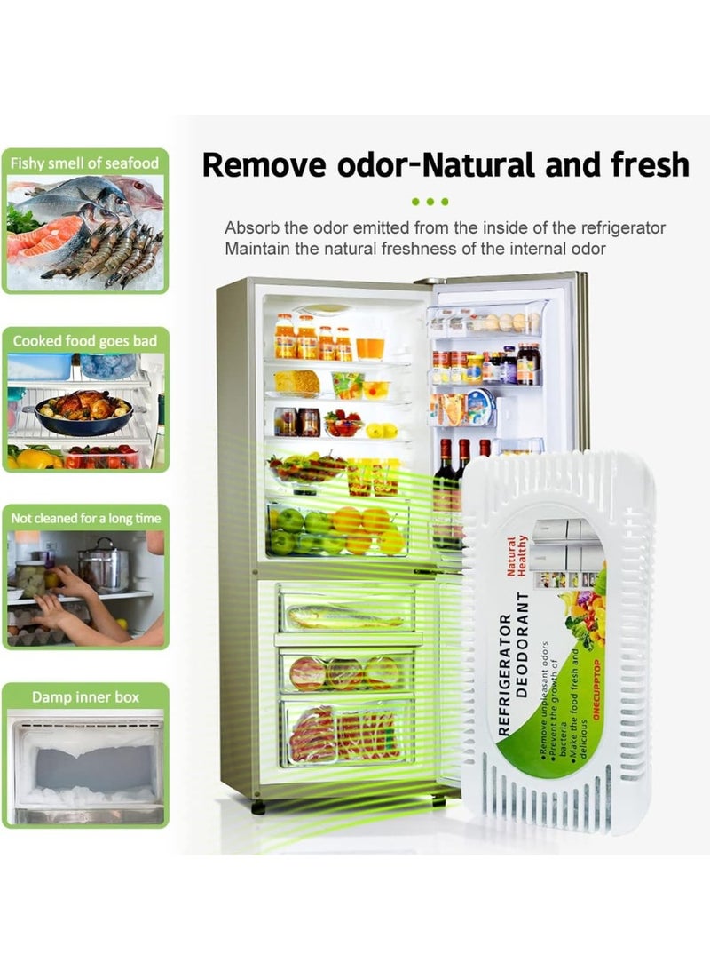 ONECUPPTOP Refrigerator Deodorizer (6 Pack)-Fridge and Freezer Odor Eliminator,Natural Activated Charcoal Refrigerator Fight Odors - Image 4