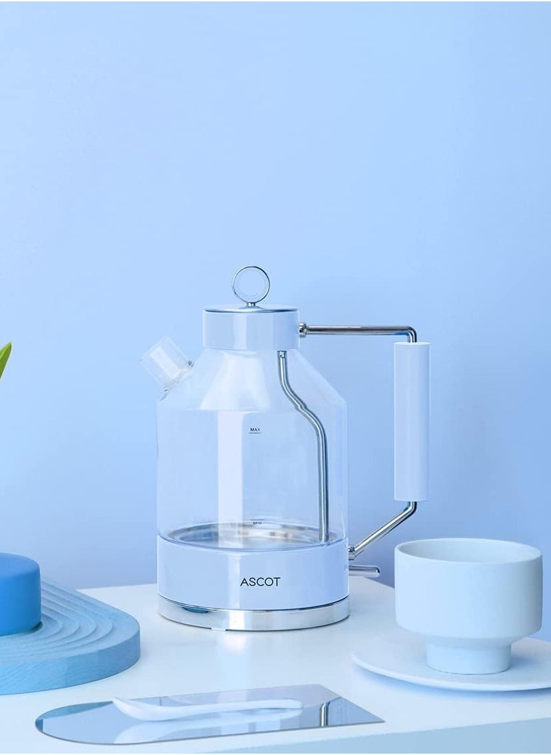 ASCOT - Electric Kettle, ASCOT Glass Electric Tea Kettle 1.5L 2200W Tea Heater, Borosilicate Glass, BPA-Free, Auto Shut-Off and Boil-Dry Protection - Image 1