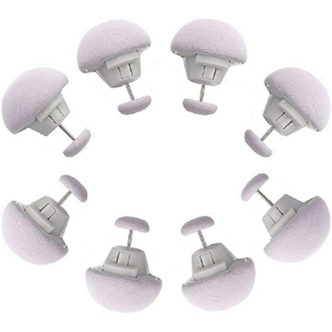BLANKET CLIPS DUVET COVER HOLDING CLIPS QUILT CLIP FASTENERS NONSLIP COMFORTER CLIPS PREVENT DUVET COVER SHEETS CURTAINS OR BEDDING ACCESSORIES FROM SHIFTING GREY PACK OF 8