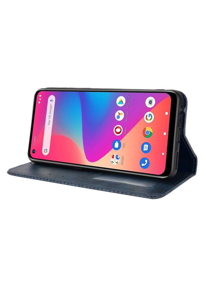 Zaboon Case For BLU G71 Magnetic Buckle Retro Crazy Horse Leather Phone Case - Image 5