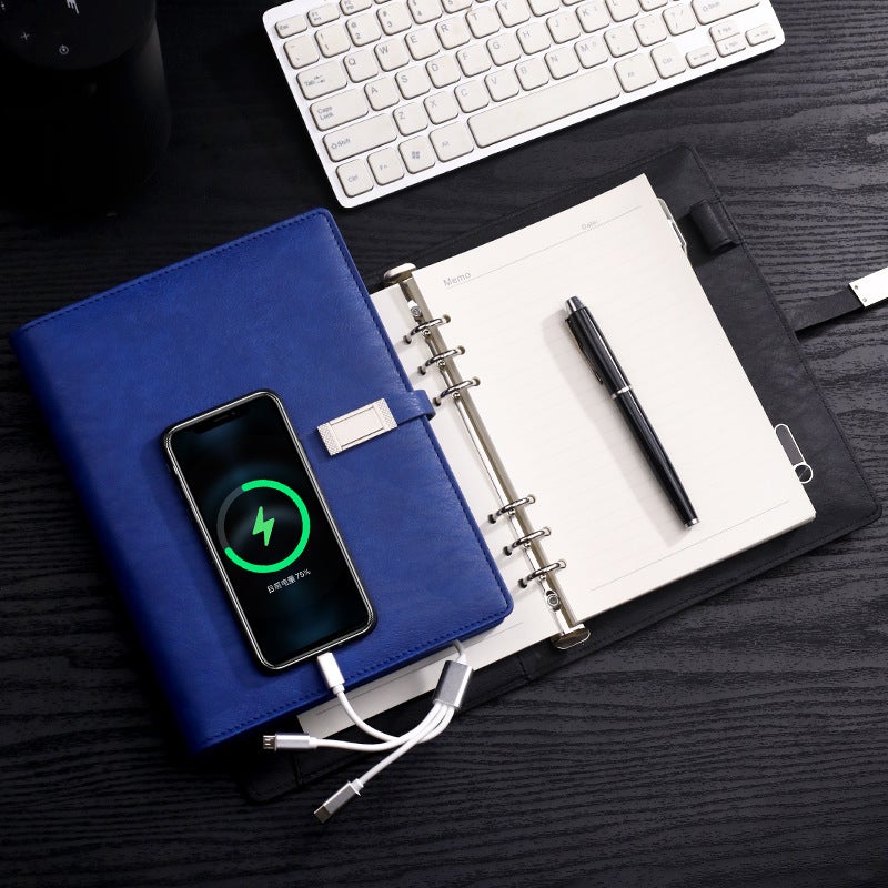 2025 Charging Notebook Usb Flash Drive Wireless Power Bank Gift Corporate School Graduation Souvenir Notebook - Image 5