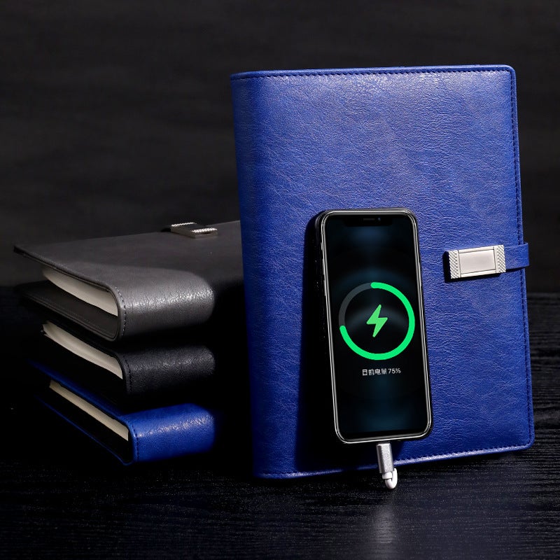 2025 Charging Notebook Usb Flash Drive Wireless Power Bank Gift Corporate School Graduation Souvenir Notebook - Image 4