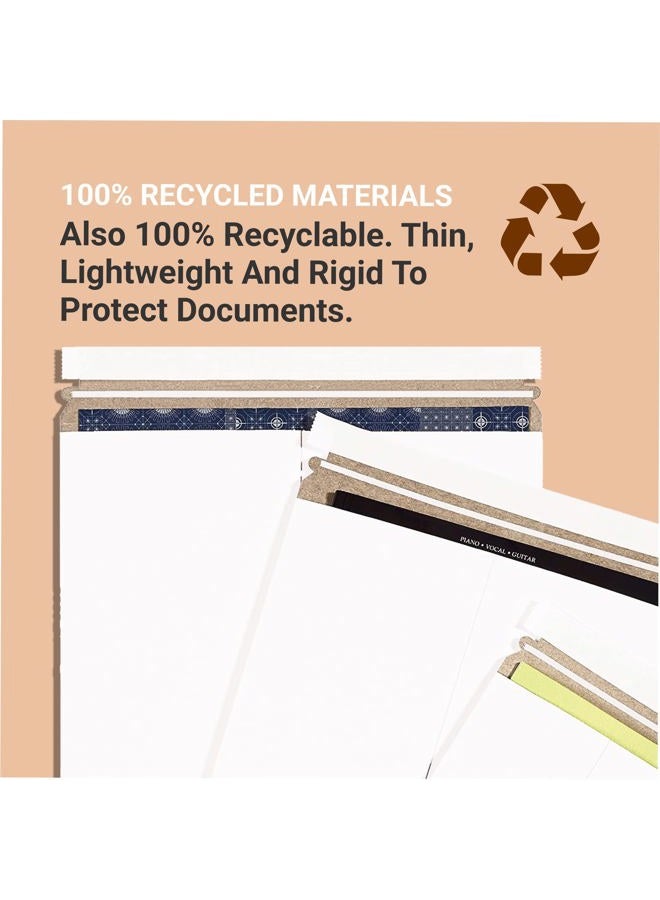 BOX USA Aviditi RM18SS Self Seal Flat Mailer, 18in Length x 13in Width, White (Case of 100) - Image 4