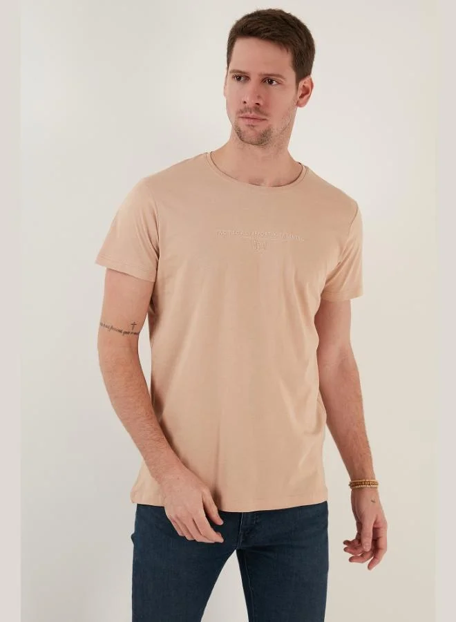 Buratti Cotton Slim Fit Crew Neck T-Shirt Men's T-SHIRT 541TACTICAL
