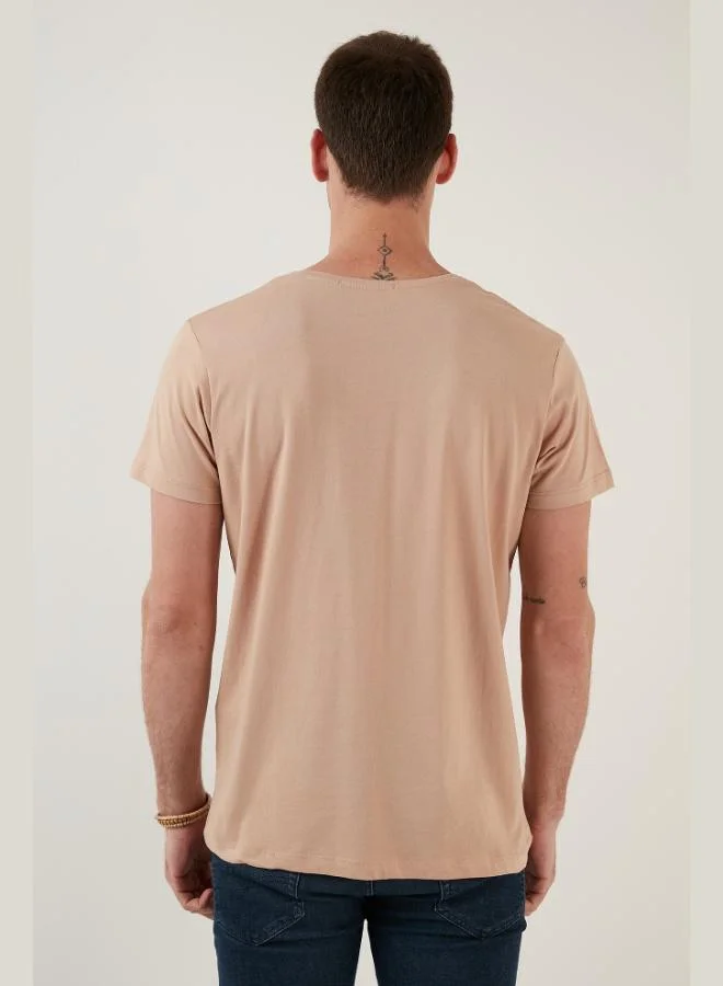 Buratti  Buratti Cotton Slim Fit Crew Neck T-Shirt Men's T-SHIRT 541TACTICAL for Men | Best Price UAE