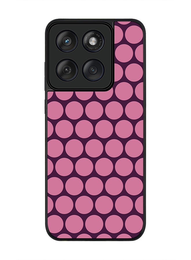 Stylizedd For Motorola MOTO Edge 60 Fusion/ Edge 60 Case,Slim fit Camera Protection, Shockproof Thin Phone cover  - Purple Honeycombs - Image 1