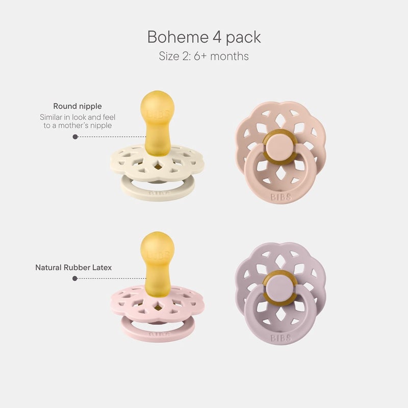 BIBS Boheme Soothers Pack of 4 - Image 2