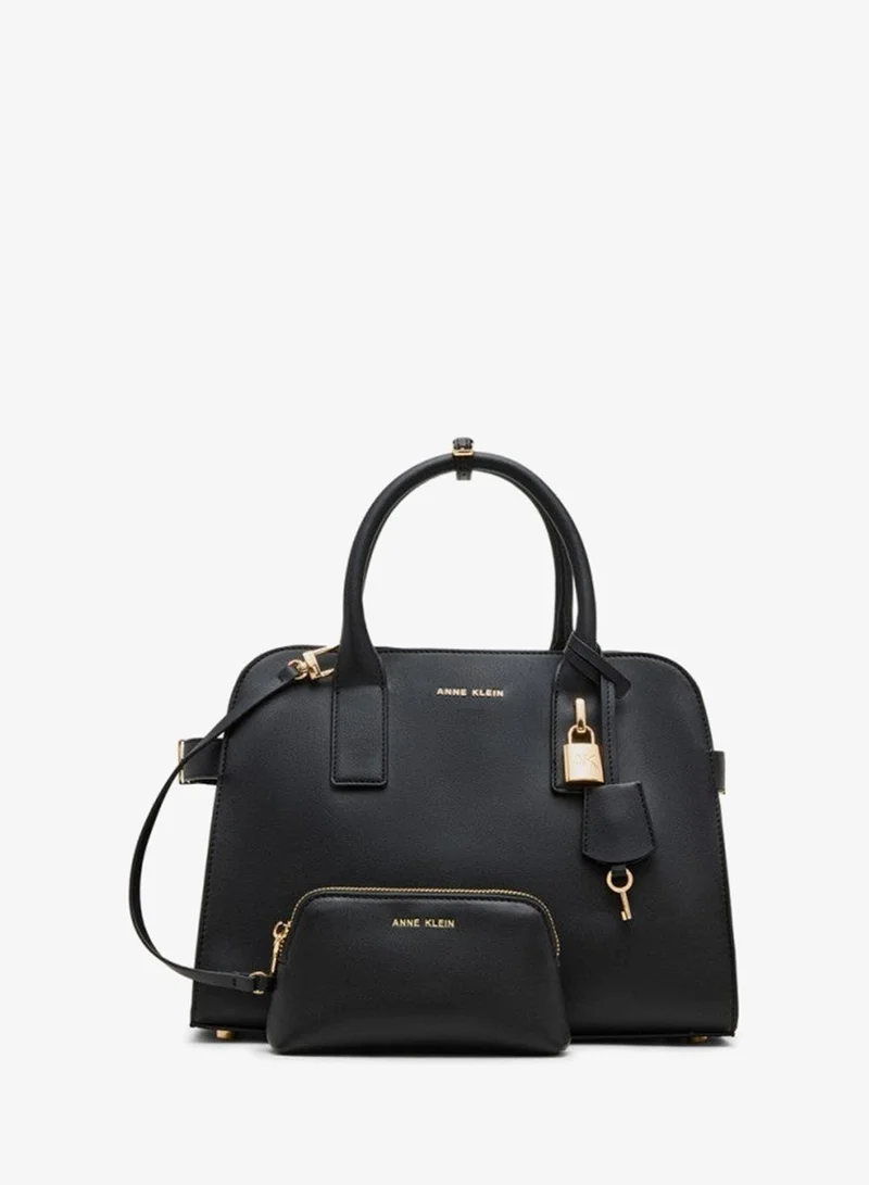 آن كلاين Anne Klein Logo Detail Satchel Bag With Purse