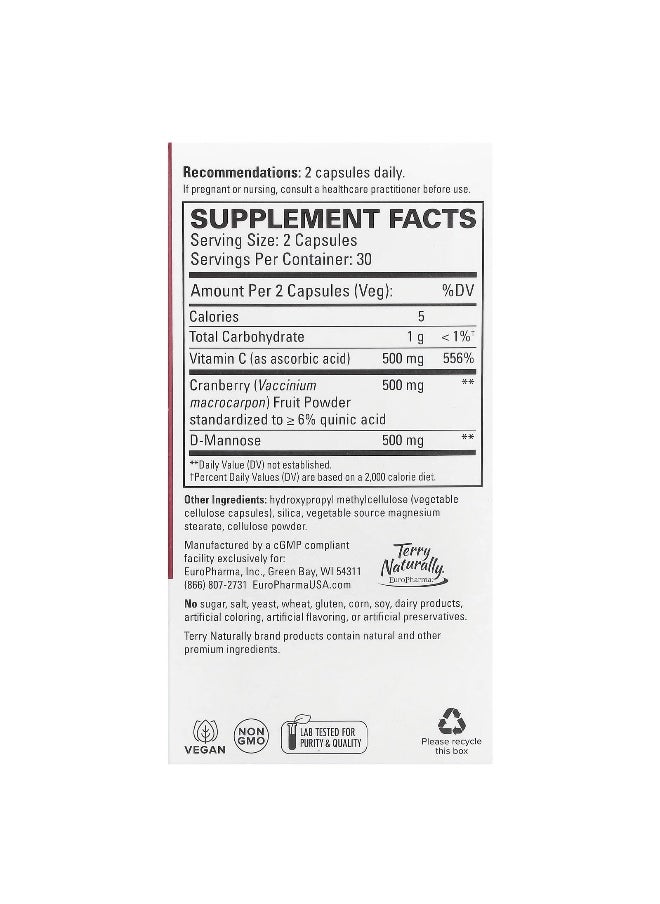 Terry Naturally - Terry Naturally, Urinary Tract Intensive Support™, 60 Capsules - Image 1