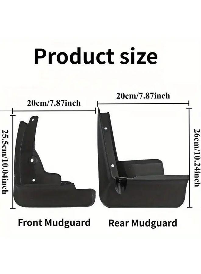 حاجز رذاذ السيارة الأمامي والخلفي لتويوتا كورولا ليفين 2019 2020 2021 2022 - Image 4