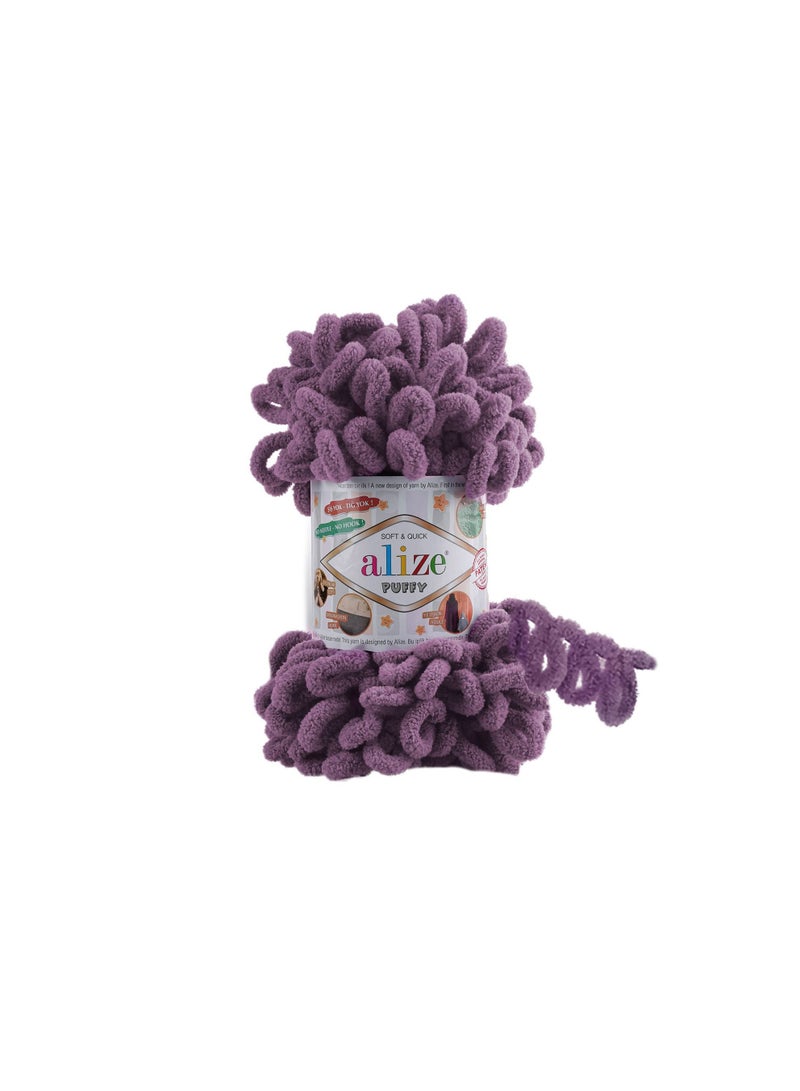 ALIZE PUFFY YARN (Lavender-437)