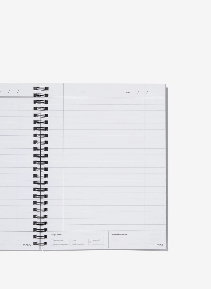 Typo A5 Spinout Notebook