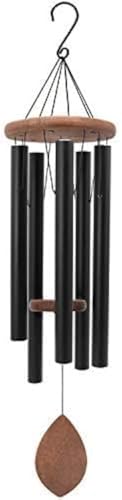 ASTARIN ASTARIN 36 Large Wind Chimes Outdoor  Deep Tone Memorial WindChimes with 5 Tuned Aluminum Tubes HeavyDuty Metal Wind Chime for Garden Patio Yard Sympathy  Funeral Gift Black 