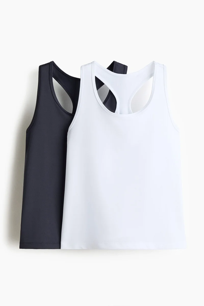 H&M 2-pack Sports vest tops with  DryMove™