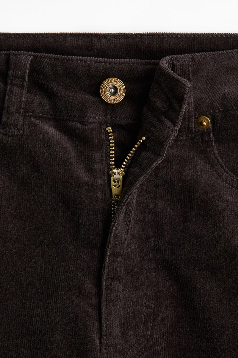 H&M Flared corduroy trousers