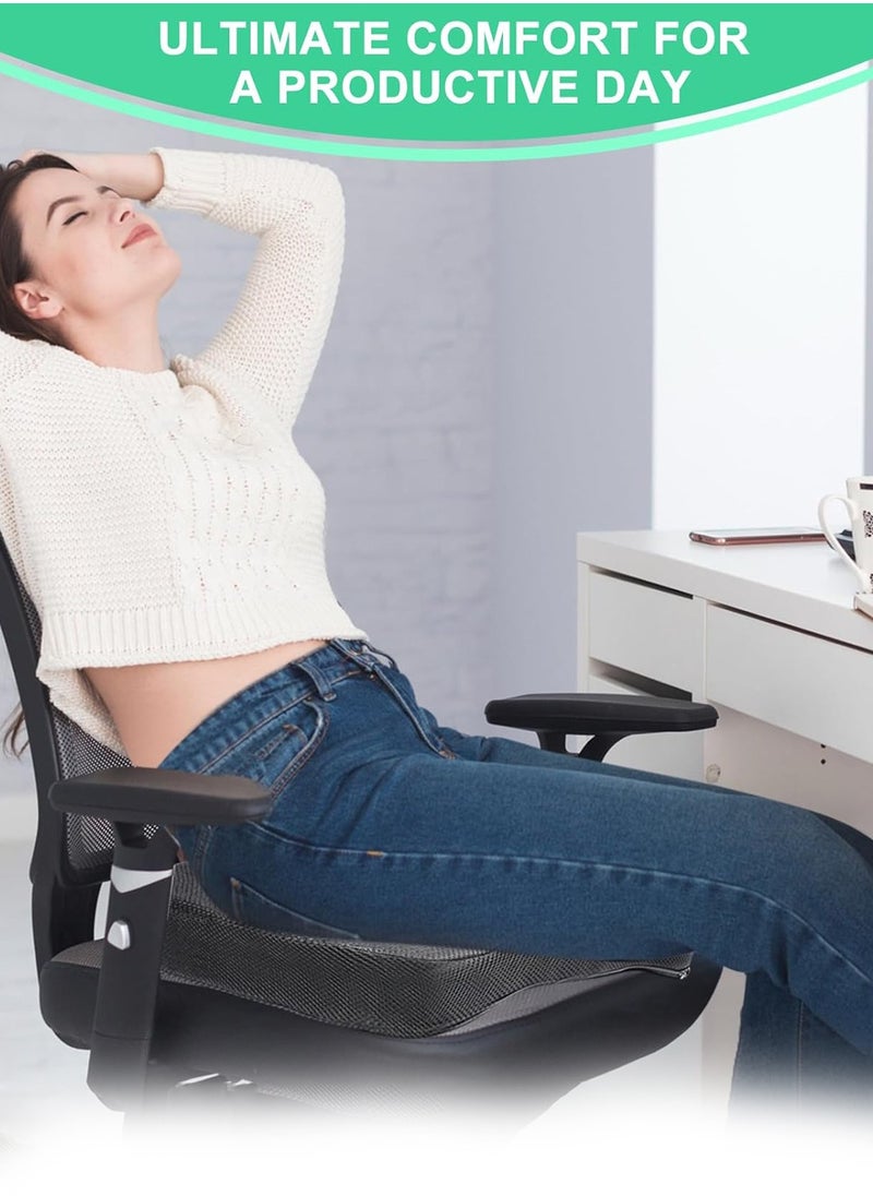 Cushions, Memory Foam Cushions, Suitable For Office Chairs And Car Seats, Relieving Tailbone Pain And Sciatica