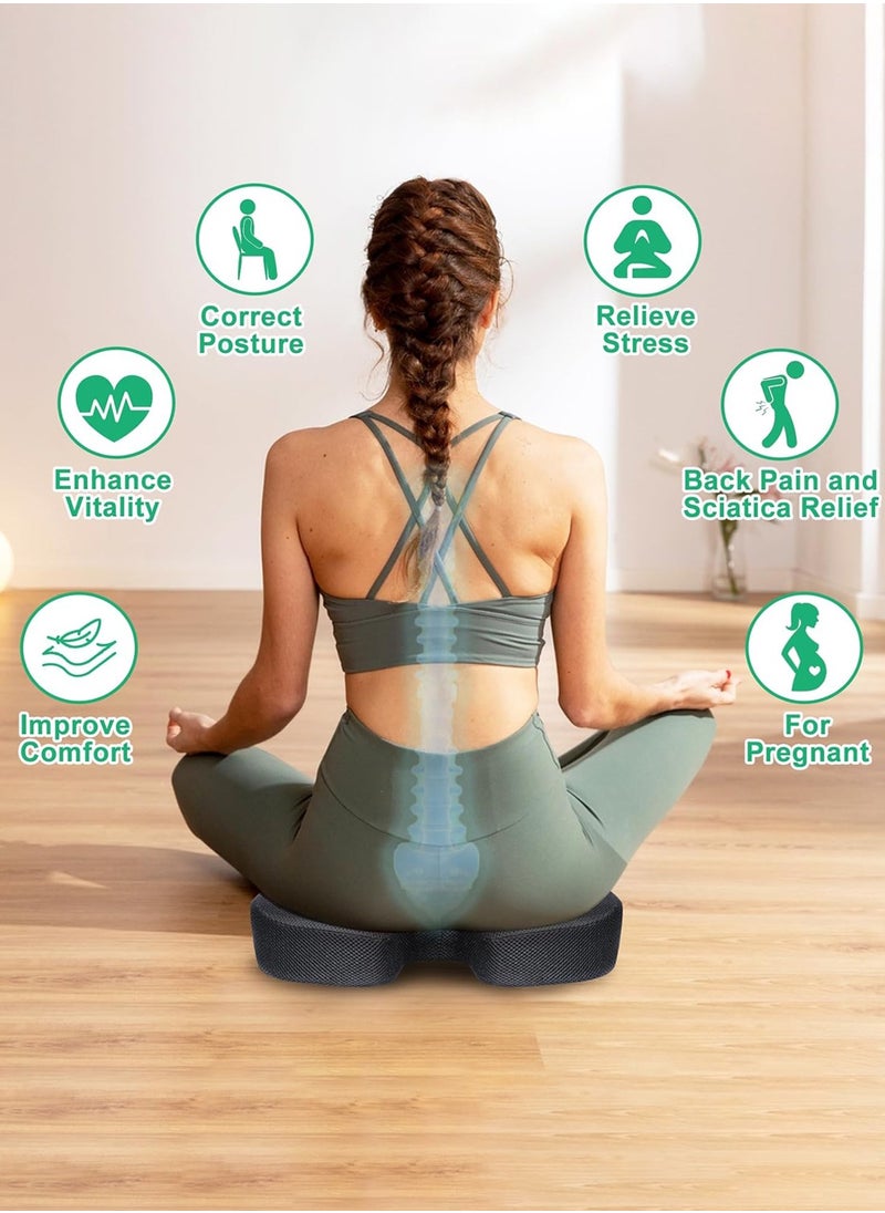 Cushions, Memory Foam Cushions, Suitable For Office Chairs And Car Seats, Relieving Tailbone Pain And Sciatica