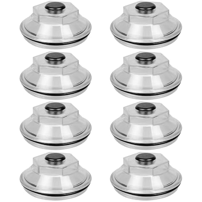 ريحني أغطية غبار حمام الزيت 8 قطع 2136 K7114800 تناسب محاور Dexter 9k10K General Duty محاور 10K HD 12K 15K 40 خيط محور المقطورة سدادات مطاطية ORings استبدال 02103600 01005000 04603200 - Image 1